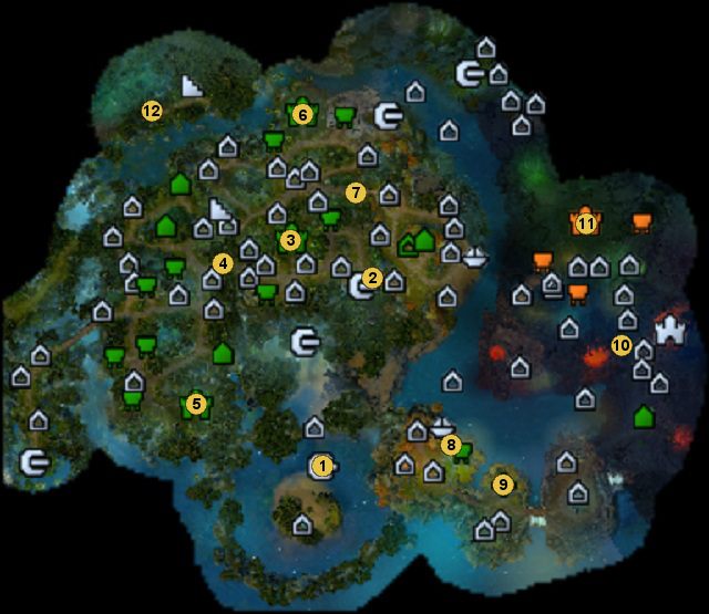 1 - lokacja startowa - Mapa 3 - powierzchnia cz.2, zadania | 3 - Całun Minionego Świata - mapy - Might & Magic: Heroes VI - Cienie Mroku - poradnik do gry