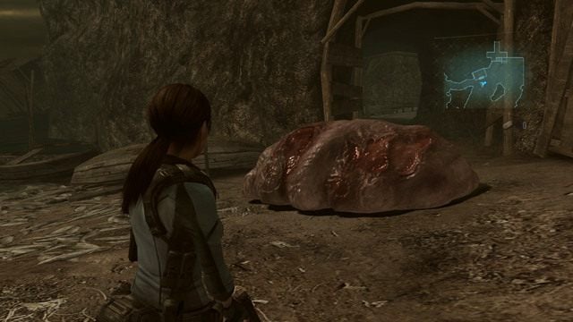 Drugi umieszczono przed wejściem do krótkiego tunelu - W głębiny - część II | Epizod 1 | Resident Evil Revelations - Resident Evil: Revelations - poradnik do gry