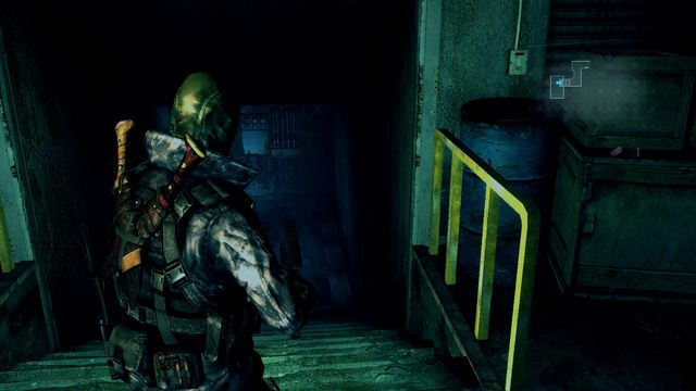Na początku etapu zejdź po schodach na dół i idź cały czas przed siebie - Ujawnione Sekrety - część I | Epizod 5 | Resident Evil Revelations - Resident Evil: Revelations - poradnik do gry