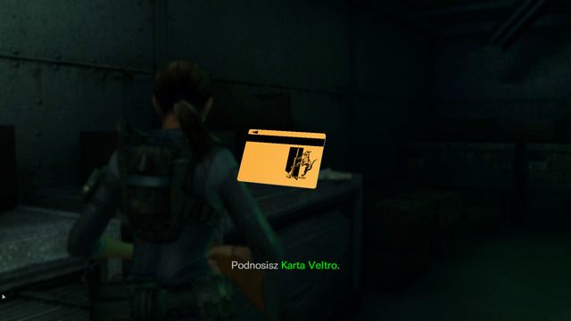 Tam znajdziesz kartę Veltro, która otworzy wszystkie przejścia z czytnikiem - Kot i Mysz - część II | Epizod 6 | Resident Evil Revelations - Resident Evil: Revelations - poradnik do gry