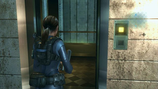 Twoim celem jest winda z prawej strony lokacji - Regia Solis - część I | Epizod 7 | Resident Evil Revelations - Resident Evil: Revelations - poradnik do gry