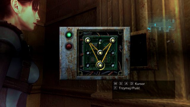 Za nimi znajdziesz zablokowaną windę, która zacznie działać, jak przejdziesz krótką mini-gierkę - Regia Solis - część I | Epizod 7 | Resident Evil Revelations - Resident Evil: Revelations - poradnik do gry