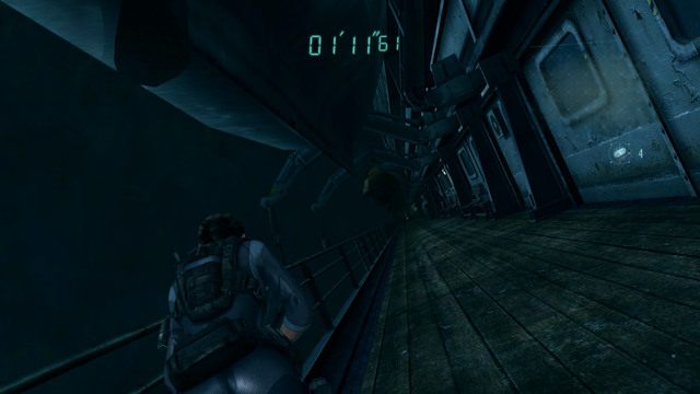 Kawałek dalej znajdziesz drzwi prowadzące na pokład - Splątane sieci - część II | Epizod 10 | Resident Evil Revelations - Resident Evil: Revelations - poradnik do gry