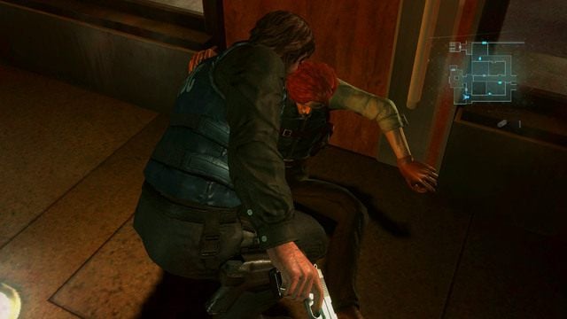 Podnieś naboje i wyjdź z drugiej strony pomieszczenia - Objawienia - część II | Epizod 11 | Resident Evil Revelations - Resident Evil: Revelations - poradnik do gry