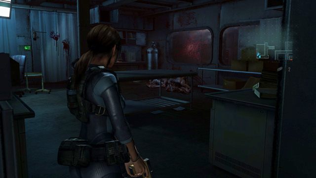 Lokalizacja: Epizod 1 - Część II - Epizody 1-5 | Znajdźki - Handprints | Resident Evil Revelations - Resident Evil: Revelations - poradnik do gry
