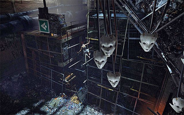 Złap się lewej krawędzi, rozpoczynając nową wspinaczkę - Znalezienie wyjścia z legowiska mutantów | Epizod 1 w Remember Me - Remember Me - poradnik do gry