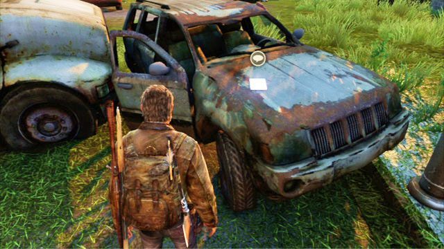 Znajdziesz tam ciężarówkę i wrak samochodu osobowego - Uniwersytet | Komiksy w The Last of Us - The Last of Us - poradnik do gry