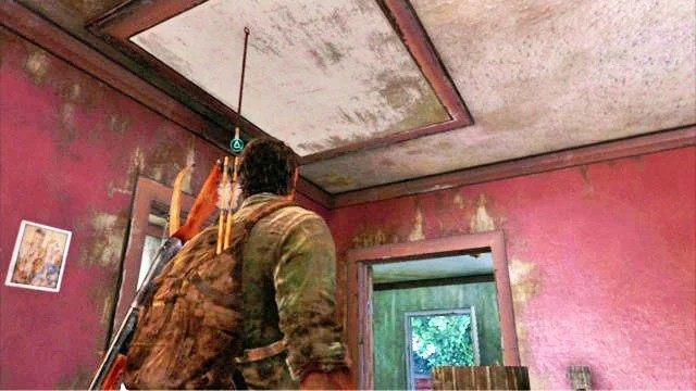Wejdź do niego, wdrap się na pierwsze piętro i obejrzyj dokładnie sufit - Przedmieścia | Podręczniki szkoleniowe i narzędzia w The Last of Us - The Last of Us - poradnik do gry