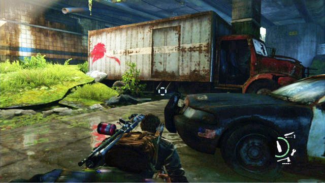 Podręcznik znajdziesz na ciężarówce stojącej niedaleko dwóch purchlaków - Zajezdnia | Podręczniki szkoleniowe i narzędzia w The Last of Us - The Last of Us - poradnik do gry
