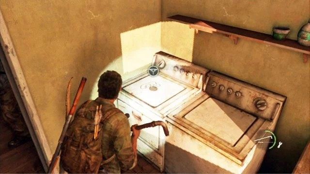 Wewnątrz małej pralni ukryto kolejny medalion - Miasteczko Billa | Artefakty i nieśmiertelniki w The Last of Us - The Last of Us - poradnik do gry