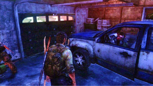 Jak dotrzesz do garażu z działającym samochodem, dobrze przeszukaj resztę domu - Miasteczko Billa | Artefakty i nieśmiertelniki w The Last of Us - The Last of Us - poradnik do gry