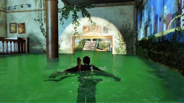 Dotrzesz w ten sposób do klatki schodowej, która zaprowadzi cię na pierwsze piętro budynku - Samotna i porzucona (Pittsburgh) | Artefakty i nieśmiertelniki w The Last of Us - The Last of Us - poradnik do gry