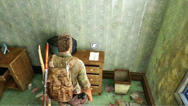 W środku wdrap się piętro wyżej i przeszukaj wszystkie pokoje - Przedmieścia - Przedmieścia | Artefakty i nieśmiertelniki w The Last of Us - The Last of Us - poradnik do gry