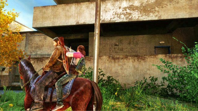 Po wjechaniu na teren kampusu, uważnie przyglądaj się prawej stronie ścieżki - Uniwersytet | Artefakty i nieśmiertelniki w The Last of Us - The Last of Us - poradnik do gry