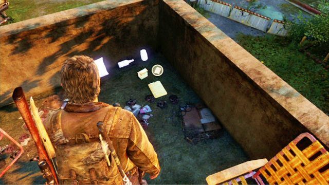 Wdrap się na jego szczyt i wyjdź przez drzwi na duży taras - Uniwersytet | Artefakty i nieśmiertelniki w The Last of Us - The Last of Us - poradnik do gry