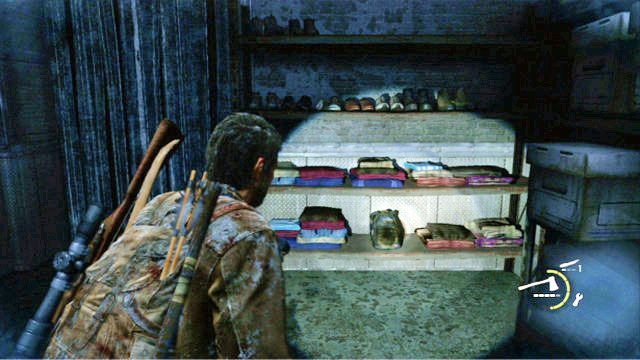 Joel podniesie go automatycznie po dojściu do magazynu mięsa - Kurort nad jeziorem | Artefakty i nieśmiertelniki w The Last of Us - The Last of Us - poradnik do gry