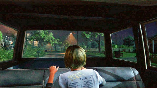 Po krótkiej animacji trafisz do samochodu i jedyne, co będziesz mógł zrobić to rozglądać się na boki - Prolog | Prolog i Strefa kwarantanny | Solucja The Last of Us - The Last of Us - poradnik do gry