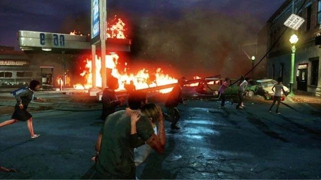 Gdy zobaczysz dużą eksplozję, pobiegnij w prawo - Prolog | Prolog i Strefa kwarantanny | Solucja The Last of Us - The Last of Us - poradnik do gry