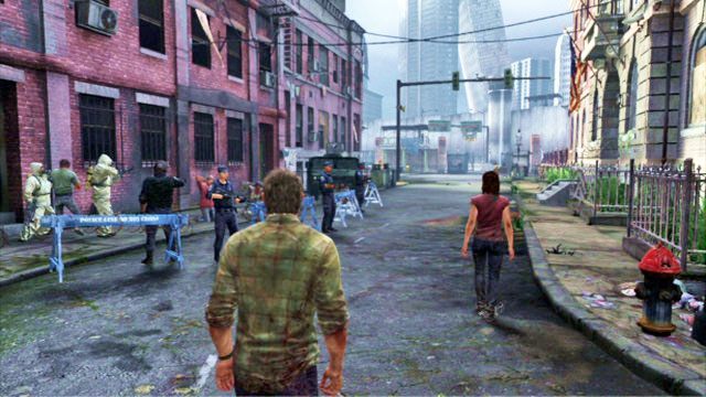 Po rozpoczęciu etapu idź cały czas za Tess - 20 lat później | Prolog i Strefa kwarantanny | Solucja The Last of Us - The Last of Us - poradnik do gry