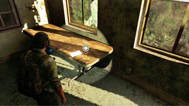 Zrób to jednak dopiero po przeszukaniu pomieszczenia z lewej - Za murem (mapa) | Prolog i Strefa kwarantanny | Solucja The Last of Us - The Last of Us - poradnik do gry