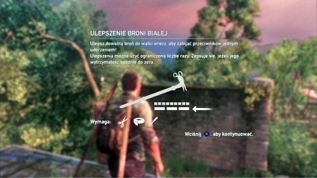 Zanim jednak przedostaniesz się na drugą stronę, podnieś broń leżącą na ziemi - Las | Miasteczko Billa | Solucja The Last of Us - The Last of Us - poradnik do gry