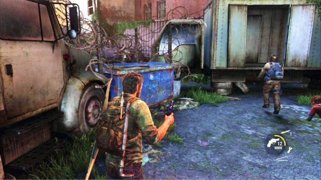 Po tym jak wreszcie się uwolnisz, biegnij cały czas za Billem - Las | Miasteczko Billa | Solucja The Last of Us - The Last of Us - poradnik do gry