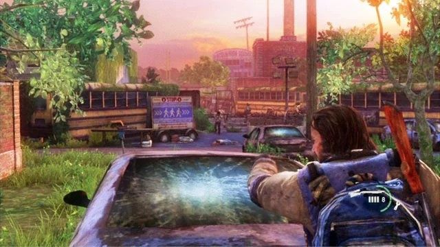 Razem wyjdziecie przez garaż i dotrzecie do lokacji pełnej przeciwników - Cmentarz | Miasteczko Billa | Solucja The Last of Us - The Last of Us - poradnik do gry