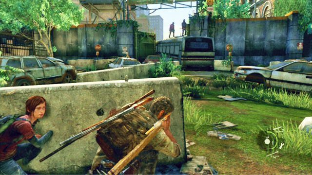Idąc dalej w prawo dojdziesz do miejsca, gdzie rozlegnie się odgłos wystrzału - Samotna i porzucona (mapa) | Pittsburgh | Solucja The Last of Us - The Last of Us - poradnik do gry