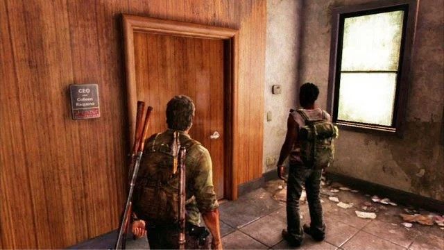 Drzwi z prawej zaprowadzą cię do kryjówki Henryego - Ucieczka z miasta | Pittsburgh | Solucja The Last of Us - The Last of Us - poradnik do gry