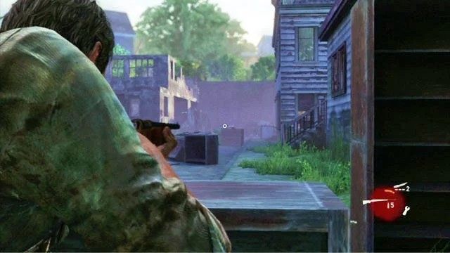 Na końcu musisz skręcić w lewo i pozbyć się czekających tam napastników - Przedmieścia | Solucja The Last of Us - The Last of Us - poradnik do gry