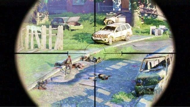 Po bandytach na scenę wkroczą mutanty, które również musisz zabić - Przedmieścia | Solucja The Last of Us - The Last of Us - poradnik do gry