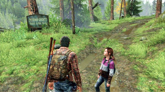 Po rozpoczęciu etapu idź cały czas prosto, aż do wysokiej przepaści - Hydroelektrownia | Tama Tommyego | Solucja The Last of Us - The Last of Us - poradnik do gry