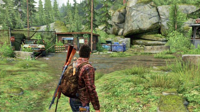 Dotrzesz w ten sposób do dużej bramy - Hydroelektrownia | Tama Tommyego | Solucja The Last of Us - The Last of Us - poradnik do gry