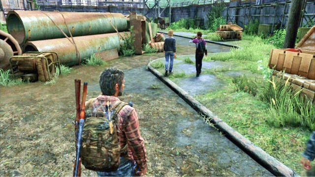 Za bramą czeka cię spotkanie z bratem oraz jego dziewczyną - Hydroelektrownia | Tama Tommyego | Solucja The Last of Us - The Last of Us - poradnik do gry