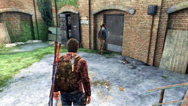 Po tym jak turbiny zostaną uruchomione, kontynuuj spacer, aż do biura na dole - Hydroelektrownia | Tama Tommyego | Solucja The Last of Us - The Last of Us - poradnik do gry