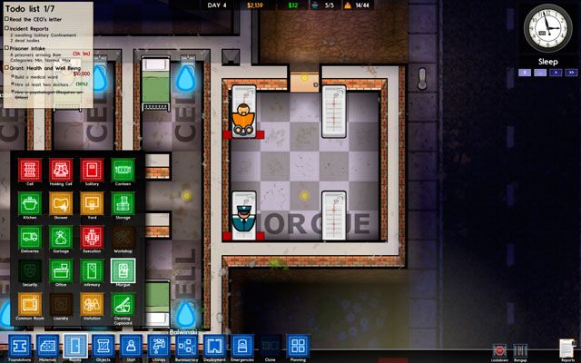 1 - Kostnica w Prison Architect | Pomieszczenia więzienne - Prison Architect - poradnik do gry