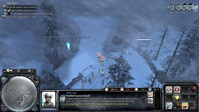 Podstawiaj materiały wybuchowe pod unieruchomionymi czołgami, by wykonać zadanie bonusowe - Misja 04 - Zima cudów | Kampania w Company of Heroes 2 - Company of Heroes 2 - poradnik do gry