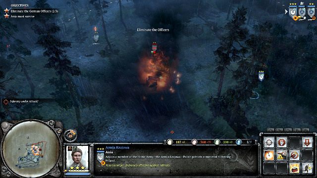 Po zniszczeniu ciężarówki dobij oficera - Misja 11 - Za linią wroga | Kampania w Company of Heroes 2 - Company of Heroes 2 - poradnik do gry