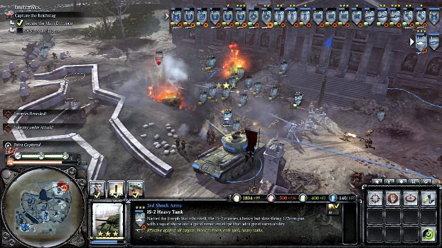 Ostatnią linią obrony będą dwa Tygrysy - Misja 14 - Reichstag | Kampania w Company of Heroes 2 - Company of Heroes 2 - poradnik do gry