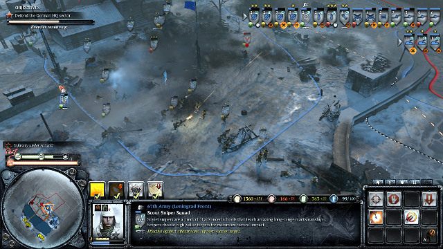 Atak będzie się składał z trzech fal - Misja 07 - Droga lądowa do Leningradu | Kampania w Company of Heroes 2 - Company of Heroes 2 - poradnik do gry