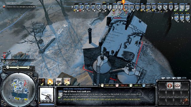 Ostatnia twierdza będzie mocno broniona - Misja 07 - Droga lądowa do Leningradu | Kampania w Company of Heroes 2 - Company of Heroes 2 - poradnik do gry