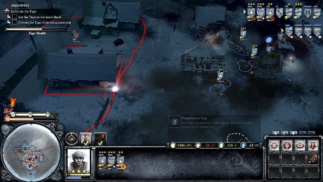W czasie walk saperzy mogą jednocześnie naprawiać czołg - Misja 08 - Polowanie na Tygrysy | Kampania w Company of Heroes 2 - Company of Heroes 2 - poradnik do gry