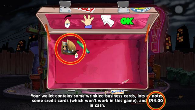 Grę rozpoczynasz mając w portfelu nieco poniżej $100 - Pieniądze i hazard | Elementy gry Leisure Suit Larry Reloaded - Leisure Suit Larry: Reloaded - poradnik do gry