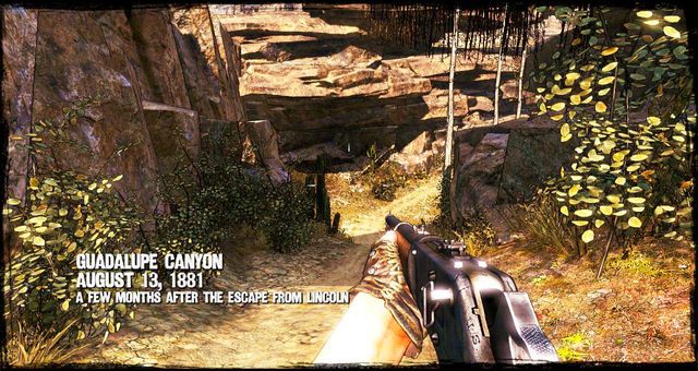 Gdy tylko rozpocznie się misja, ruszaj przed siebie - 3 - A Bullet for the Old Man | Solucja | Call of Juarez Gunslinger - Call of Juarez: Gunslinger - poradnik do gry
