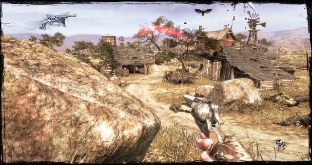 Widok na farmę Billyego - 1 - Once Upon a Time in Stinking Springs | Solucja | Call of Juarez Gunslinger - Call of Juarez: Gunslinger - poradnik do gry