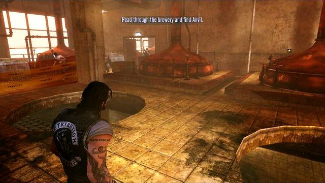Pamiętaj o rozglądaniu się za kartami - Spenetruj browar Birkina | Rozdział 2 - Anvil i 3 - Dead End - Ride to Hell: Retribution - poradnik do gry