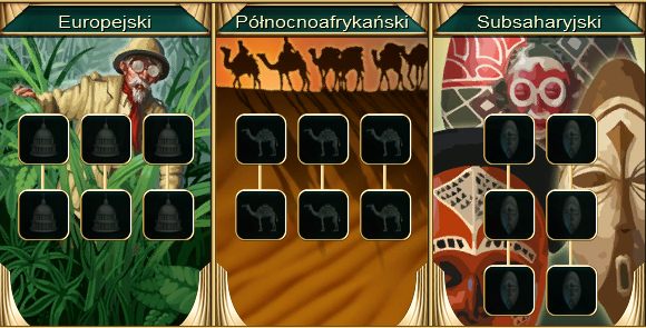 Drzewka ustrojów - Wyścig o Afrykę | Scenariusze w Civilization V Nowy Wspaniały Świat - Sid Meiers Civilization V: Nowy Wspaniały Świat - poradnik do gry