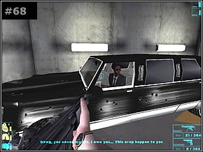 Oczyść okolicę, by bezpiecznie otworzyć wrota do ładowni korzystając z przycisku umieszczonego nieopodal miejsca, gdzie stoi limuzyna [#69] - Misja 08 - Argyles Run - Die Hard: Nakatomi Plaza - poradnik do gry