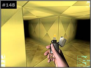 Dojdziesz w końcu do miejsca, gdzie za kratą będą widoczni dwaj przeciwnicy [#149] - Misja 16 - In The Vents - Die Hard: Nakatomi Plaza - poradnik do gry