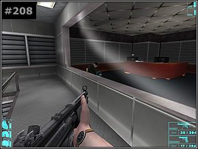 Wróć na kładkę za oknem i stąd przejdź do zbrojonych drzwi [#209] - Misja 23 - R&B Lab - Die Hard: Nakatomi Plaza - poradnik do gry